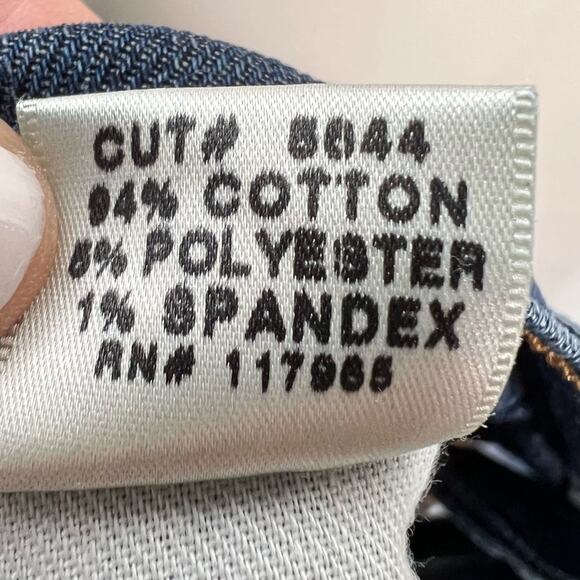 J Brand dark wash boot cut leg Murphy crop jeans size 26 B112 - Picture 5 of 6